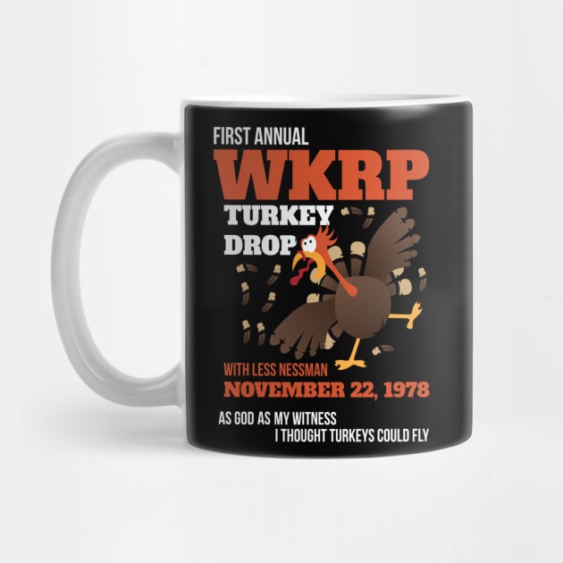 WKRP Thanksgiving Turkey Drop Thanksgiving Turkey Dinner Gift by artbyabbygale